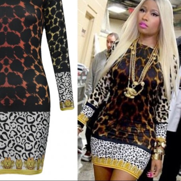 versace bodycon dress